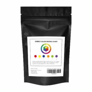 OOKU - Moldable Plastic 1LB (454g) & Color Pellet Kit | PCL | Perfect for Cosplayers and Hobbyists | Durable Hand moldable Plastic for DYI, Crafts, Cosplay, Repairs, prototyping | Melts in hot Water.