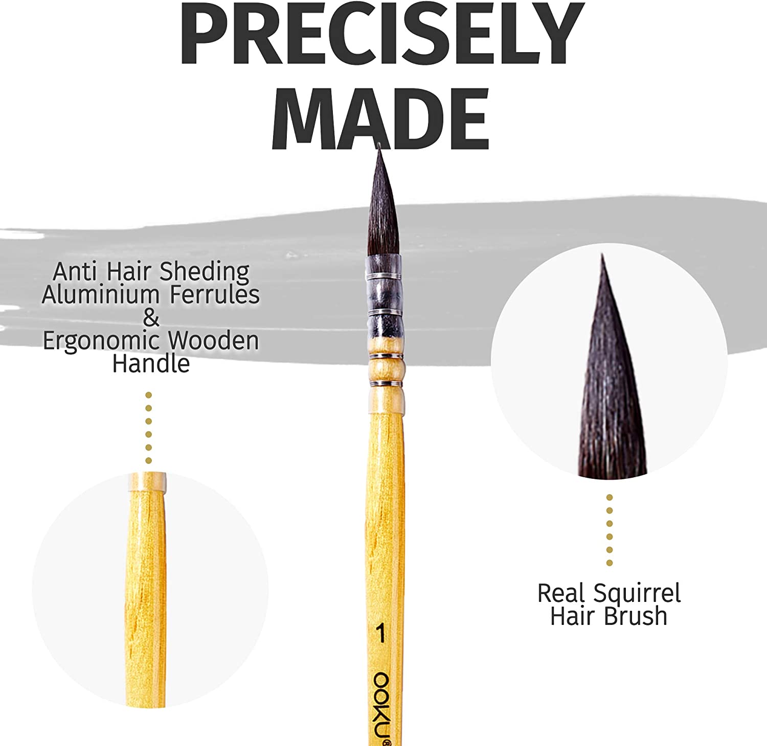 OOKU Professional Quill Brush